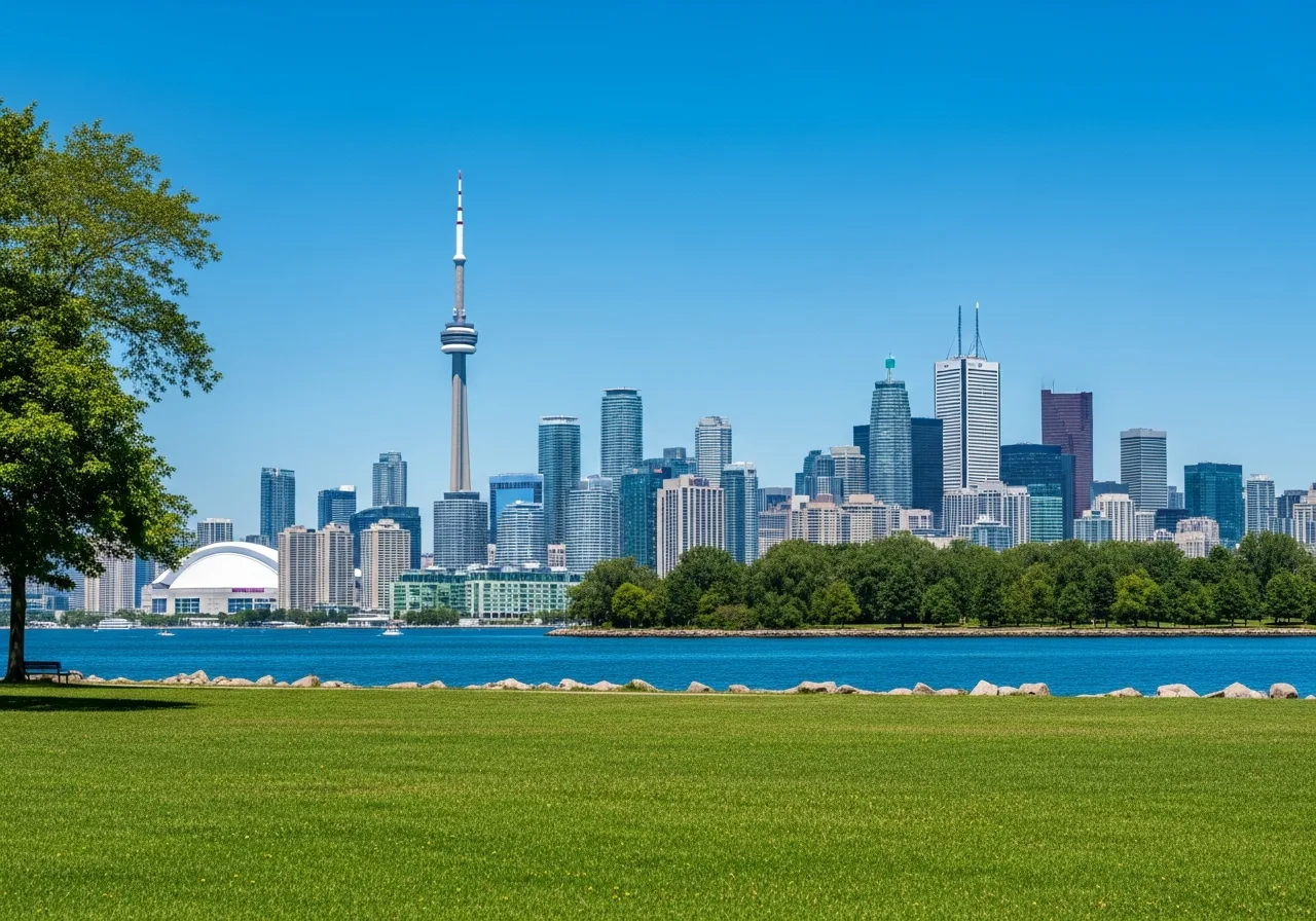 Toronto Islands skyline